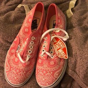 Pink bandana vans